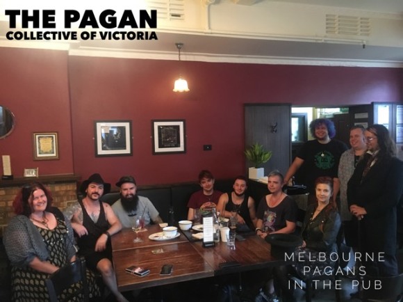 The Jan 2018 Melbourne Pagans in the Pub. Photo by Ryan.
